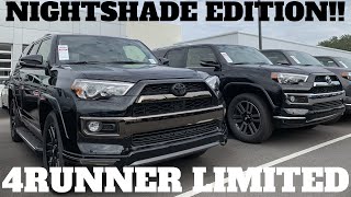 TOYOTA 4RUNNER NIGHTSHADE EDITION WALKAROUND  COMPARISON [upl. by Arielle785]