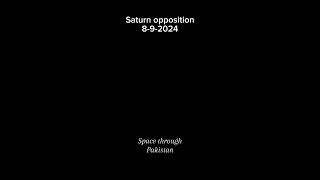 I captured the saturn opposition through my telescope shorts astrography [upl. by Tabatha]