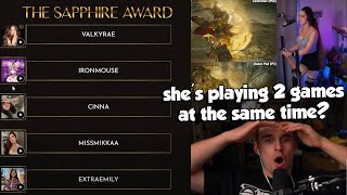 Ludwig REACTS to THE SAPPHIRE AWARDS CLIPS [upl. by Tenaej842]