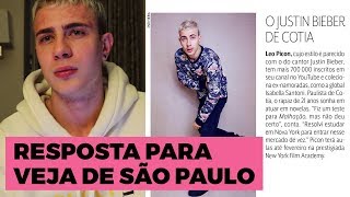 “O JUSTIN BIEBER DE COTIA” RESPOSTA PARA A VEJA DE SÃO PAULO [upl. by Cavan120]