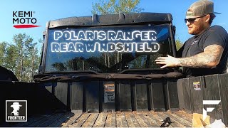 Polaris Ranger XP 1000Kemimoto Rear Windshield [upl. by Coster]