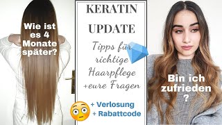 Update zu meiner Keratinbehandlung  QampA  Verlosung [upl. by Lemire]