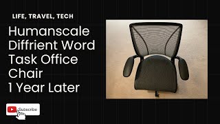 Humanscale Diffrient World Office Task Chair Review  One Year Later [upl. by Jase]