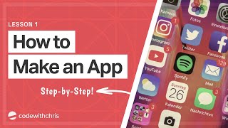 How to Make an App for Beginners 2020  Lesson 1 [upl. by Vizza309]