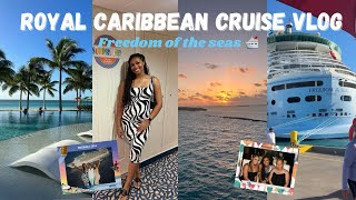 TRAVEL VLOG Royal Caribbean 3 day Cruise🛳️ Freedom of the Seas  first cruise  Miya Janae [upl. by Pich]