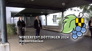 Winzerfest Döttingen 2024  Sponsorenanlass [upl. by Yejus]