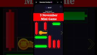 3 November Hamster Combat Mini Game Solved  Today Mini Game  Hamster Combat Mini Game [upl. by Other846]