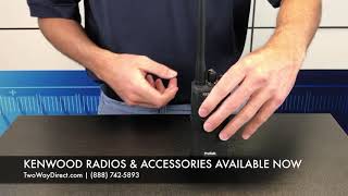 How to Remove a Kenwood Battery From A Handheld Radio [upl. by Odoric]