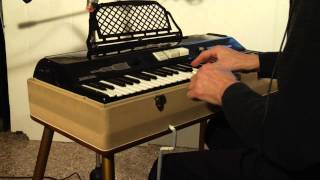 Farfisa Microrgan Reed organ DEMO quotLivorno amore mioquot [upl. by Demetri947]