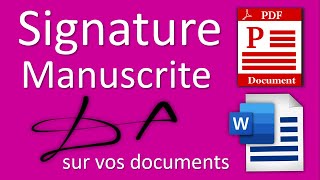 Comment faire une signature manuscrite sur Word [upl. by Raseac]