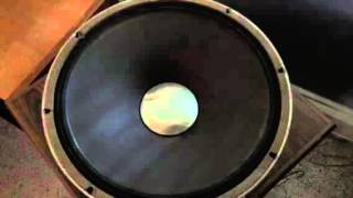 Vintage JBL E1308 15quot Speaker Demo [upl. by Odranreb893]