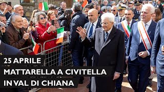 Mattarella a Civitella in Val di Chiana [upl. by Anaet]