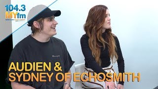 Audien amp Sydney of Echosmith Talk Collaborating Weddings Friends amp More [upl. by Halullat]