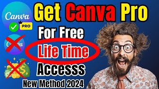 The easiest and fastest way to get Canva Pro for free🔥Canva Pro Free [upl. by Heiner411]