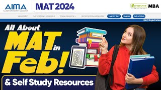 MBA MAT 2024  All About MAT in Feb  Eligibility  Paper Pattern Self Study Resources  Must Watch [upl. by Mahau524]