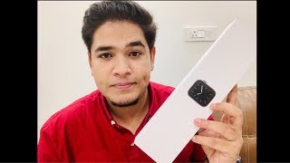 Apple watch series 5 unboxing  44mm vs 40mm  Hindi  comparison  Space grey Aluminium [upl. by Hardan]