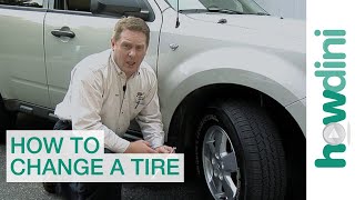 How to Change a Tire  Change a flat car tire step by step [upl. by Eda]