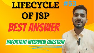 Best Answer  LifeCycle of JSP JSP ki LifeCycle क्या होती है [upl. by Einnod]