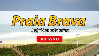 Praia Brava em Itajaí AO VIVO  Câmera Ao Vivo com som Parceria CR Imóveis [upl. by Anuaik]