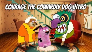 Courage the Cowardly Dog Intro  Part 1  Doge Cheems  chill cheems [upl. by Merat]