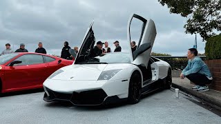 Extremely Rare Gated Manual Murcielago SV Start up driving and walk around 4K 60FPS [upl. by Souvaine271]