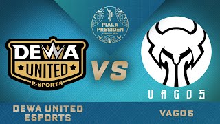 DEWA UNITED ESPORTS VS VAGOS Open Qualifier Lokapala  Piala Presiden Esports 2021 [upl. by Alacim267]