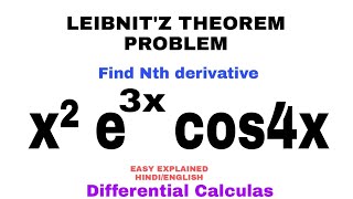 Leibnitz Theorem Problems  Problem 2  Differential Calculas [upl. by Aslin496]