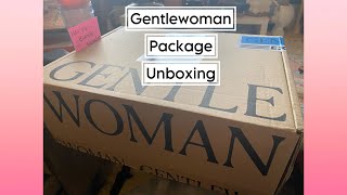 Gentlewoman package Unboxing [upl. by Spurgeon]