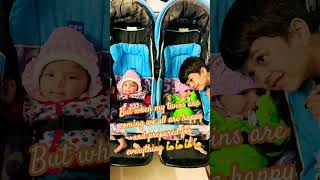 My twins story cute kids love care twins boygirl cutebaby parents kk proud myself [upl. by Keli890]