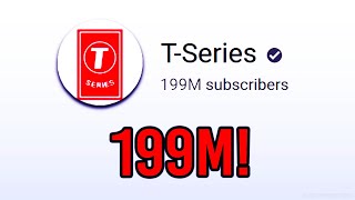 TSeries Is About To Reach 200 Million Subscribers [upl. by Nnair]