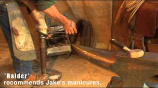 Jakes Mobile Horseshoeing2mov [upl. by Nosecyrb]