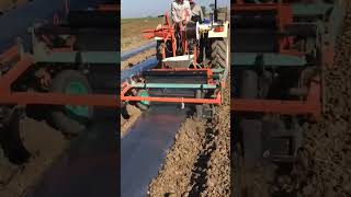 mulching drip fertigation combo mulching drip khad sab ek sath kaise kare jugad [upl. by Enomes900]