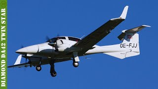 Diamond DA42 Twin Star  airplane  HD [upl. by Tamra65]