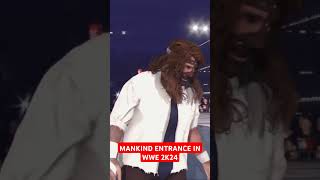 Mankind Entrance in WWE 2K24 wwe wwe2k24 wrestling WWE EDIT whatsappstatus whatsapp [upl. by Maryanna]