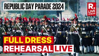 WATCH Republic Day Parade Full Dress Rehearsal At India Gate  Republic Day 2024 [upl. by Kuehnel180]