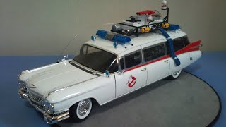 Hot Wheels Elite 118 Ghostbusters Ecto1 [upl. by Eleinad514]