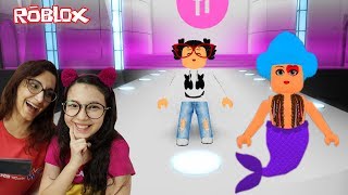 Roblox  MINHA MÃE DESFILANDO NA PASSARELA Fashion Famous  Luluca Games [upl. by Ramiah]