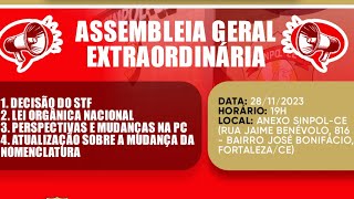 ASSEMBLEIA GERAL EXTRAORDINÁRIA [upl. by Mccall427]