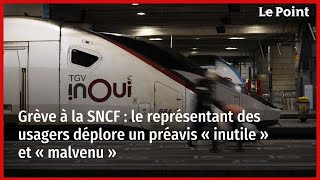 Grève à la SNCF  le représentant des usagers déplore un préavis « inutile » et « malvenu » [upl. by Anayaran]