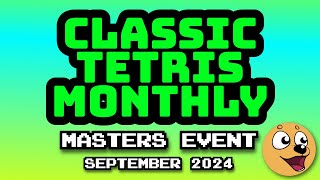 MASTERS SEPT 2024  FINALS  BLUESCUTI TRISTOP DOG DENGLER  Classic Tetris Monthly [upl. by Slorac]