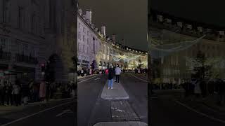 London Regent Street Christmas Vibes london christmas christmaslights 2024 [upl. by Sikata]