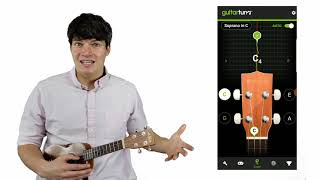 How to Tune Your Ukulele Using a Free App [upl. by Epolulot]