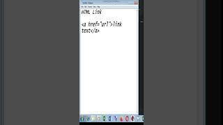 How to link any website in HTML html htmltutorial htmltamil [upl. by Rebe]