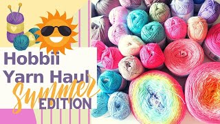 Yarn Haul Hobbii Summer Edition Rainbow Delux Twister amp More [upl. by Alaj]