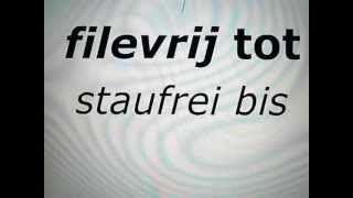 Niederländisch für Anfänger  Auf der Autobahn [upl. by Aeiram]