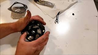 Replacing Water Pump 60  65  70 HP 1986 Evinrude  Johnson [upl. by Eittam]