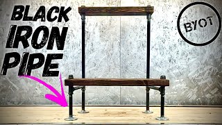 DIY STANDING DESK  How To Build A Monitor Stand [upl. by Noraed]