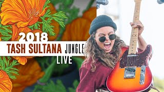 Tash Sultana quotJunglequot Live  California Roots 2018 [upl. by Ulphi]