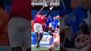 Bulldogs WR 24 Malaki Starks catch amp some Fox Sports Racism at the end of video [upl. by Paymar25]