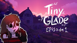 Building a cute cottage core blacksmith house in Tiny Glade episode 1Tiny Glade [upl. by Welby]